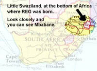 Map of Swaziland