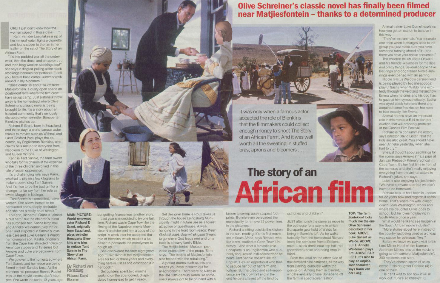 The Story Of An African Film - Richard E. Grant - Official Website